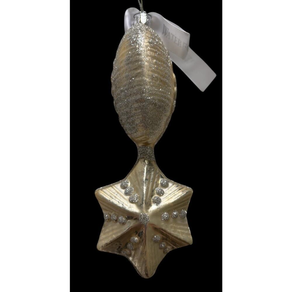 Waterford Holiday Heirlooms Silver Moon & Star Christmas Ornament Vintage - Picture 5 of 10
